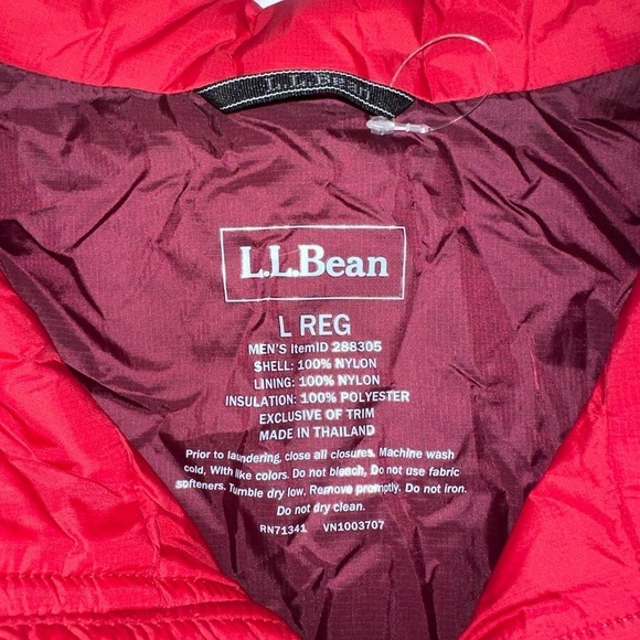 NWOT Men’s Large LL Bean PrimaLoft Packaway Vest - Picture 2 of 9